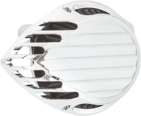 Rc-600-004 Rough Crafts Finned Air Cleaner Chrome #rc-600-004 Harley Davidson