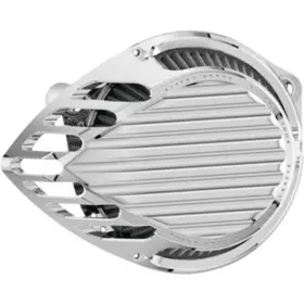Rc-600-007 Rough Crafts Finned Air Cleaner - Chrome