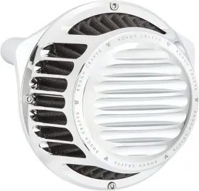 Rc-600-014 Rough Crafts Round Air Cleaner Chrome #rc-600-014 Harley Davidson