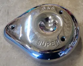 17-0372 S&s Cycle Harley Davidson Super E And G Notched 1966-84 Air Cleaner Cover #17-0372