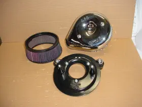 170-0039 S&s Cycle Harley Davidson Twin Cam Stealth Mini Air Cleaner 13940