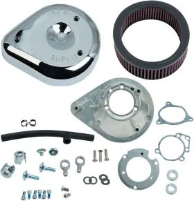 170-0305b S&s Cycle Teardrop Fits Air Cleaner - Chrome