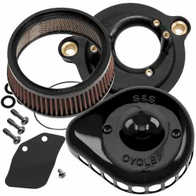 170-0436 S&s Cycle Mini Teardrop Stealth Air Cleaner Kit - Gloss Black