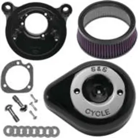 170-0523 S&s Cycle Air Cleaner Kit Stealth Teardrop - Black