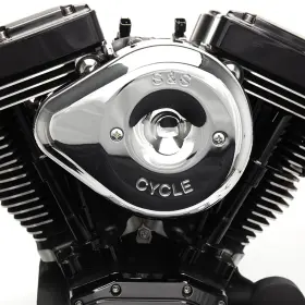 170-0528 S&s Cycle For 01-15 Fuel-injected Softail Stealth Air Cleaner Kit With Chrome