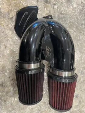 170-0567a S&s Cycle - Tuned Induction Air Cleaners Gloss Black