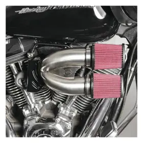 170-0635 S&s Cycle Air Cleaner Kit - Stainless Flh/flt Ft08-16 Fxst/flst Ft16-17