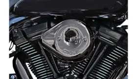 170-0779 S&s Cycle Stealth Air Cleaner Cover - Teardrop Lava Chrome