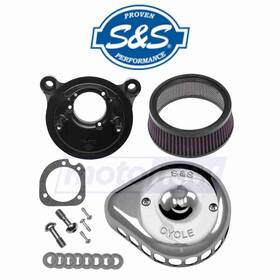 S&s Cycle Mn/1zp9 S&s Mini Teardrop Stealth Air Cleaner Kit For 1991-2003 Harley Eg
