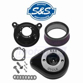 S&s Cycle Mn/3rjy S&s Stealth Teardrop Air Cleaner Kit For 2014-2016 Harley Davidson Pm