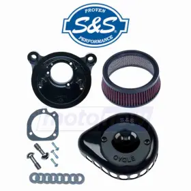 Kn7q S&s Cycle Mn/kn7q Mini Teardrop Stealth Air Cleaner Kit For 2001-2006 Harley Kg