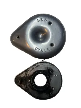 S177 S&s Cycle S Vintage Air Filter Cover And Mounting Plate Used 177 #6
