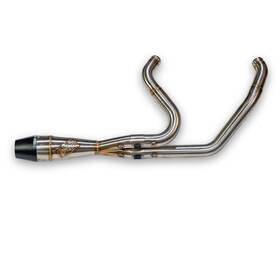 Sawicki 930-02600 Intmdtr For M8 Flt Shorty Brushed Ss With Black End Cap