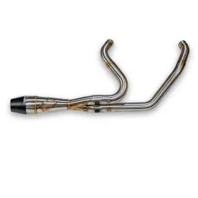 930-02600 Sawicki Intmdtr For M8 Flt Shorty Brushed Ss With Black End Cap