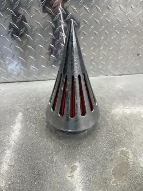 Secret-e 738422047623 Chrome Cone -style A/ Small- For Air Cleaner/air Intake Harley Dyna Touring Mode
