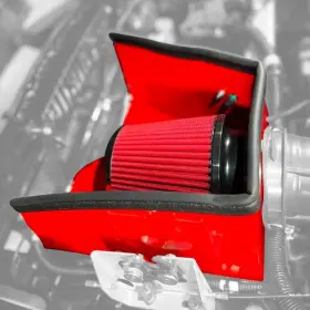 44-109 Show Chrome Performance Cold Air Intake Kit - Red Motorcycle Street Bike
