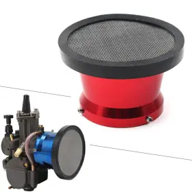 Successsssusa 550742180497 50mm Carburetor Air Filter Horn Cup With Net Funnel Velocity Stacks For Carb Red