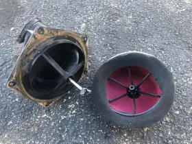 13700-28c32 Suzuki 1989 - 1992 1990 Rm250 Air Box Half Boot Clamp Rm 250 Filter Cage Airbox