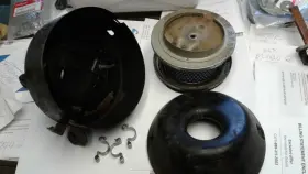 13700-32310 Suzuki 14303-32620 Tm400 Airbox Air Filter Assy #13700-32310 Hard 2 Find Vintage Ahmra 400