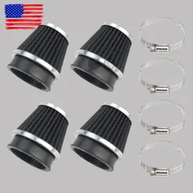 Topgearsltd 710422746485 4 Air Intake Filter Pod Cleaner 54mm For Honda Motorcycle Nighthawk Cb750
