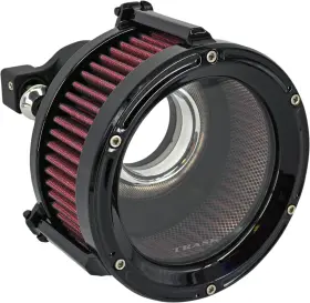 Tm-1022-gbk Trask Performance Assault Charge High-flow Air Cleaner Gloss Black #tm-1022-gbk