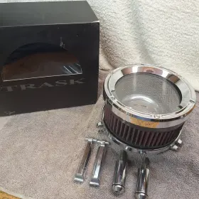 Tm1020ch Trask Performance Air Cleaner Assault Throttle By Wire Chrome For Harley-davidson