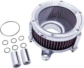 Tm-1021p Trask Assault Charge High-flow Air Cleaner Chrome #tm-1021p Harley Davidson