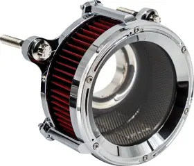 Tm-1024ch Trask Assault Charge High-flow Chrome Air Filter Kit 2023-2024 Harley Touring