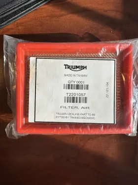 T2201057 Triumph Air Filter T2201057 Triumph Air Filter