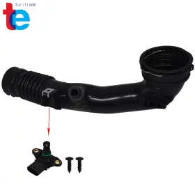 Tr16188 Turitrade Fit For 2011-2017 Bmw 3.0l Turbo Intercooler Pipe Hose Rear Duct