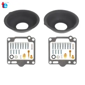 Tr37460 Turitrade New Fit For Yamaha Xv750 Virago Xv 750 1988-97 Carburetor Repair Kit Diaphragm