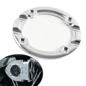 Unbranded 336854524196 Chrome Trim Clear Trap Door Kit For Harley Standard Hypercharger Air Cleaners
