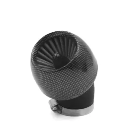 Uxcell 609876369275 47mm Inner Dia 45 Degree Motorcycle Air Intake Filter W Adjustable Clamp