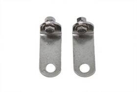 V-twin Manufacturing 31-1025 Chrome Cylinder Air Scoop Bracket Set Fits Harley-davidson 1966-1983
