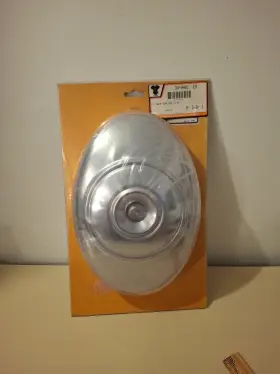 34-0401 V-twin Manufacturing Motorcycle Air Cleaner Cover Oval Chrome Ea Brand New Harley