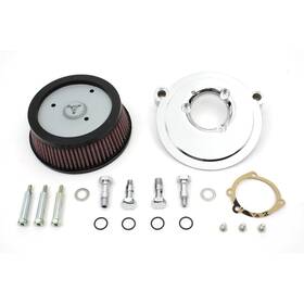 V-twin Manufacturing 34-1084 V-twin Chrome Air Cleaner Backing Plate Kit -