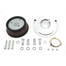 34-1084 V-twin Manufacturing Chrome Air Cleaner Backing Plate Kit -