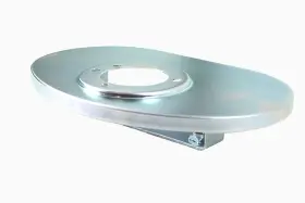 34-1487 V-twin Manufacturing Air Cleaner Backing Plate Zinc