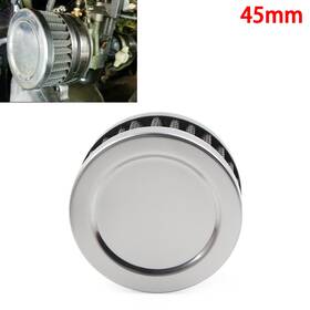 Waterttth 163892450145 Motorcycle Scooter Stainless Steel 45mm Air Intake Filter Cleaner With Clamp