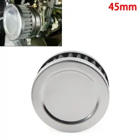 Waterttth 163892450145 Motorcycle Scooter Stainless Steel 45mm Air Intake Filter Cleaner With Clamp