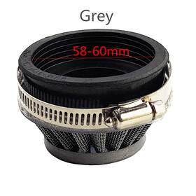 Wungkistar Wksmepmpaifd00067s58-60mm Motorcycle Air Filters Grey Intake Filter Cleaner For 58-46mm Dirt Motorbike