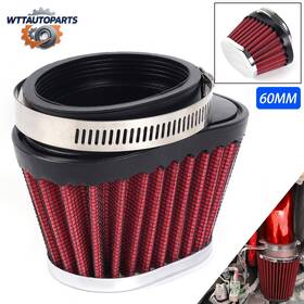 Wutong Ofi100100-60-red Red Air Pods Cleaner 60mm Motorcycle High Flow Filter For Motocross Scooter