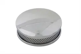 34-0506 Wyatt Gatling Chrome Round Air Cleaner Fits Harley Davidson 1972-1989