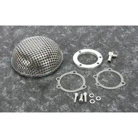 34-0732 Wyatt Gatling Chrome Round Mesh Air Cleaner -