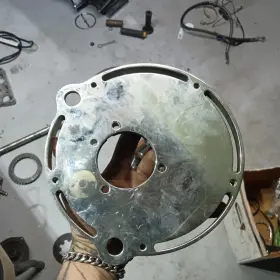 34-1163 Wyatt Gatling Cv Air Cleaner Backing Plate For Harley-davidson