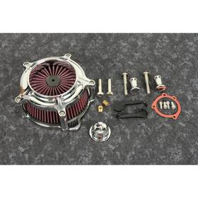 Wyatt Gatling 34-1712 Chrome Exposed Air Cleaner Kit - No Ship To Ca