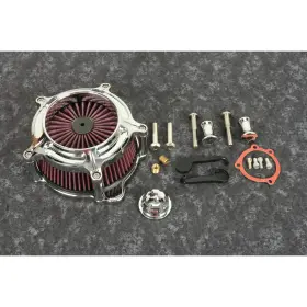 34-1712 Wyatt Gatling Chrome Exposed Air Cleaner Kit - No Ship To Ca