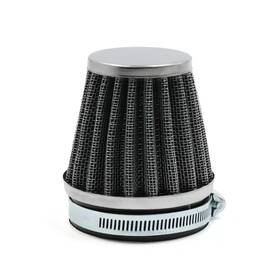 X Autohaux 609876607063 Black Universal Tapered 60mm Motorcycle Intake Filter Cafe Racer New