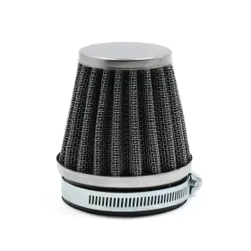 X Autohaux 609876607063 Black Universal Tapered 60mm Motorcycle Intake Filter Cafe Racer New