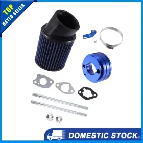 X Autohaux 703820290131 Pack Of 1 For Honda Clone Gx160 Gx200 Blue Air Filter Intake Engine Cleaner